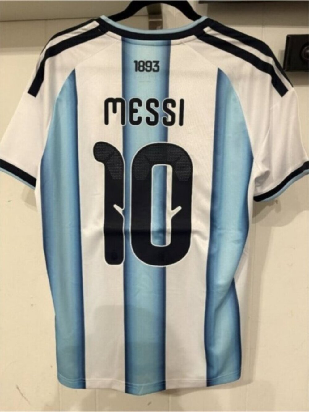 Argentina Home Jersey with Messi FIFA World Cup 2026
